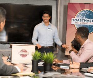 Image: Toastmasters meeting